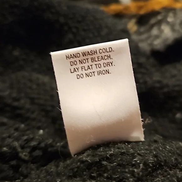 Roz & Ali Boho PM Black Asymmetric Cardigan - Picture 6 of 16